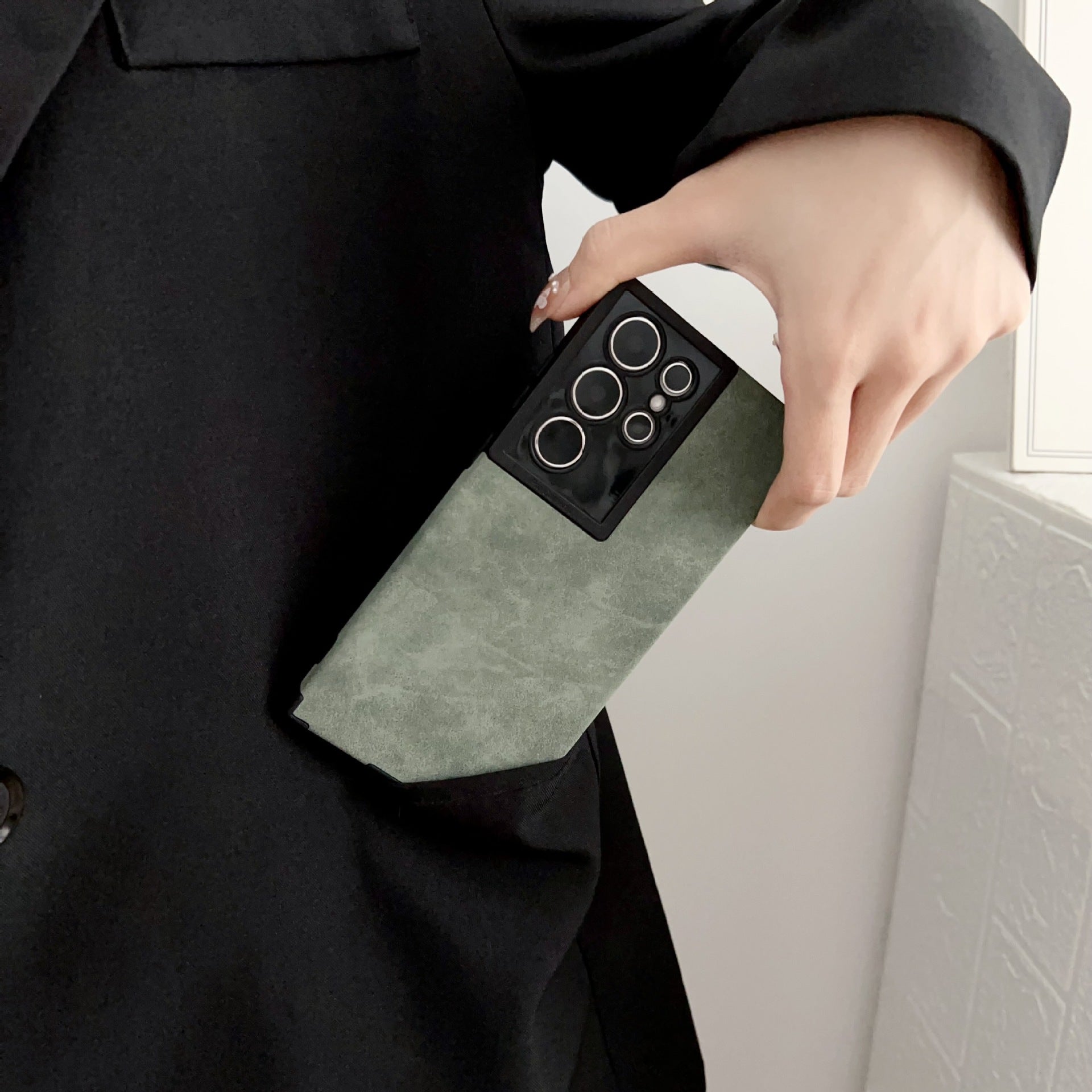 Funda de teléfono blanda A72 todo incluido resistente a caídas