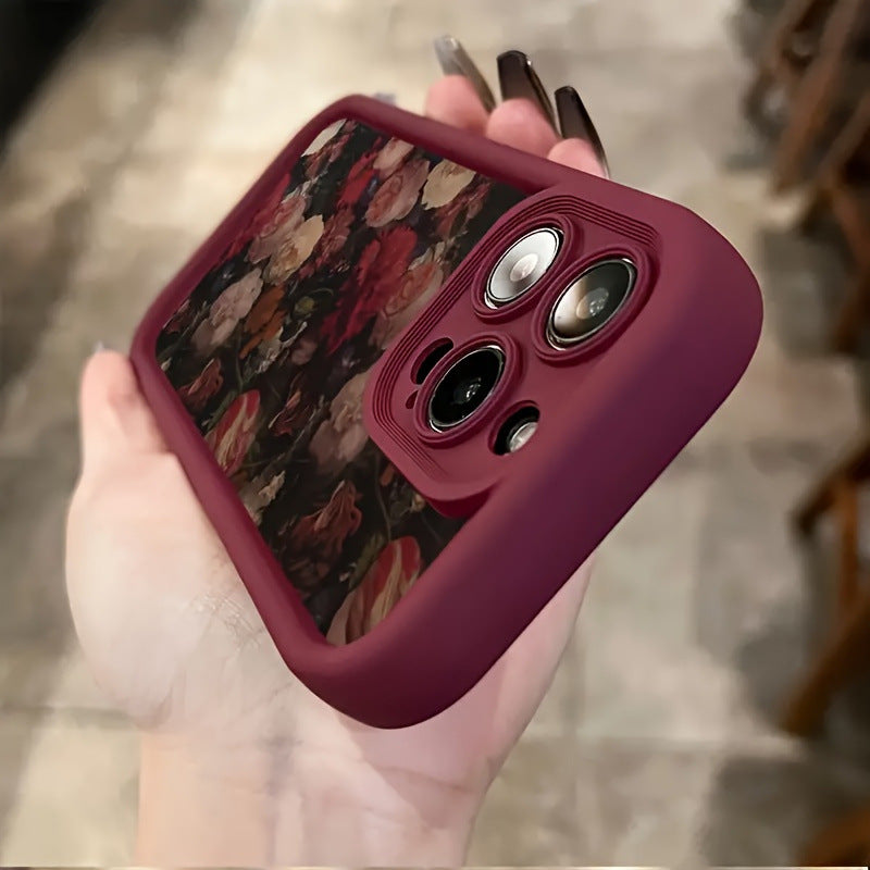 Coque de téléphone souple Rose Bambou Échelle Plein Écran