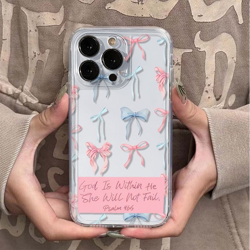 Compatible con fundas de teléfono inglesas en forma de lazo