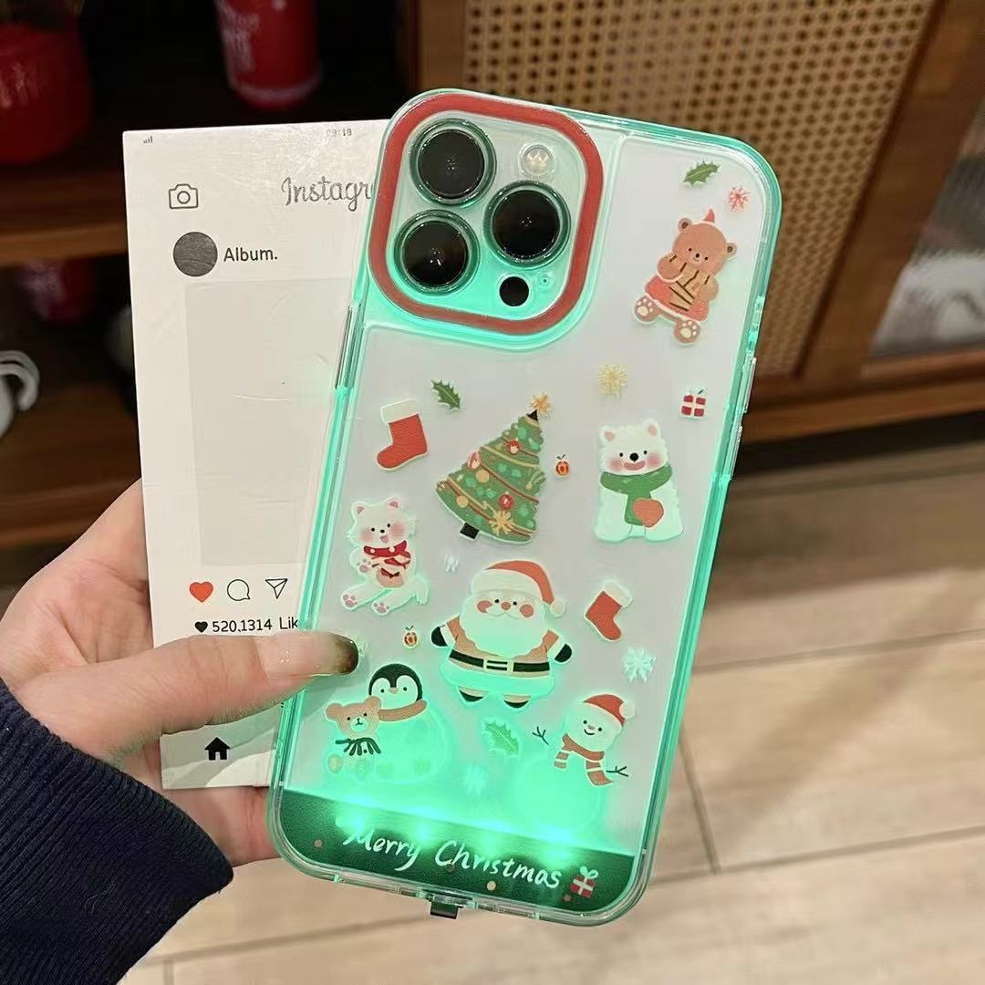 Funda de teléfono para perro West Highland, diseño de árbol de Navidad