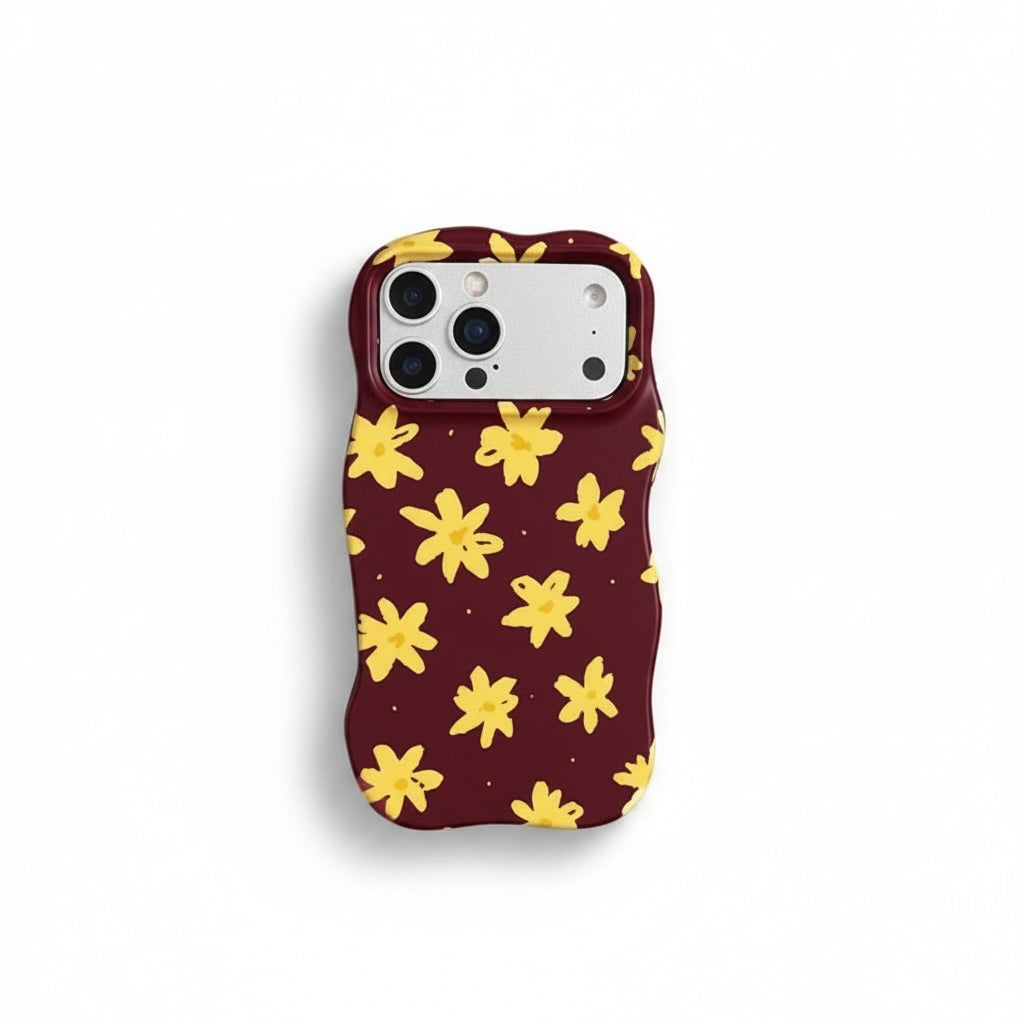 Burgundy Blossom Phone Case