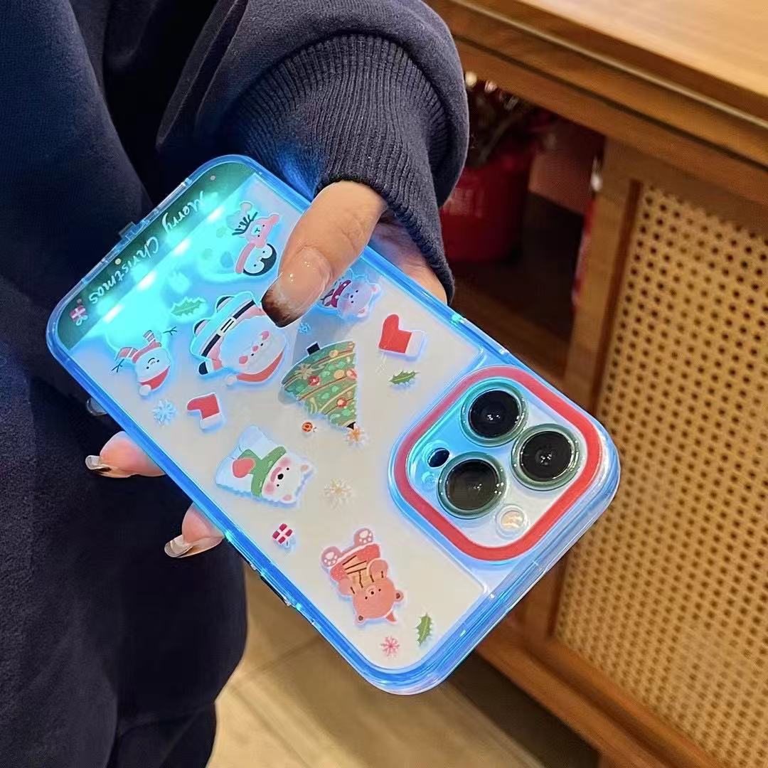 Funda de teléfono para perro West Highland, diseño de árbol de Navidad