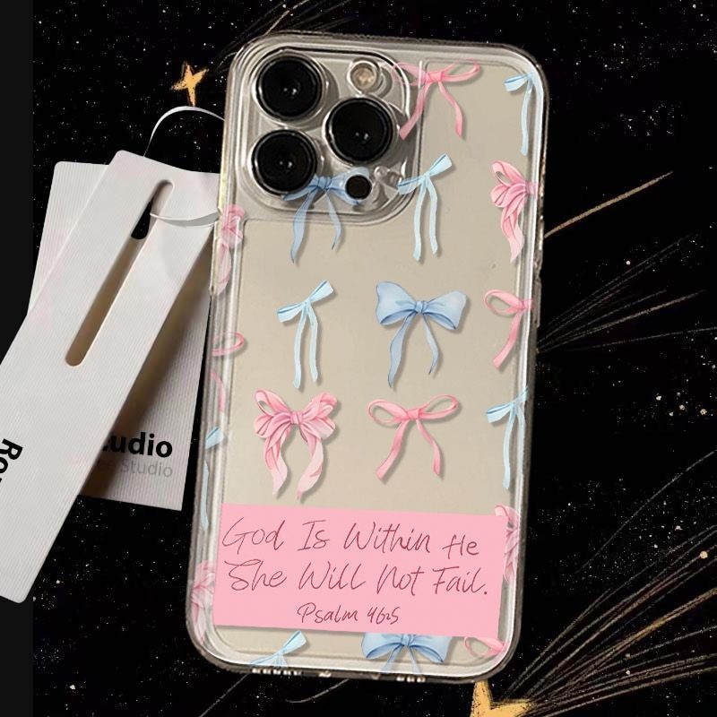Compatible con fundas de teléfono inglesas en forma de lazo