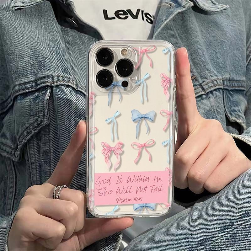Compatible con fundas de teléfono inglesas en forma de lazo