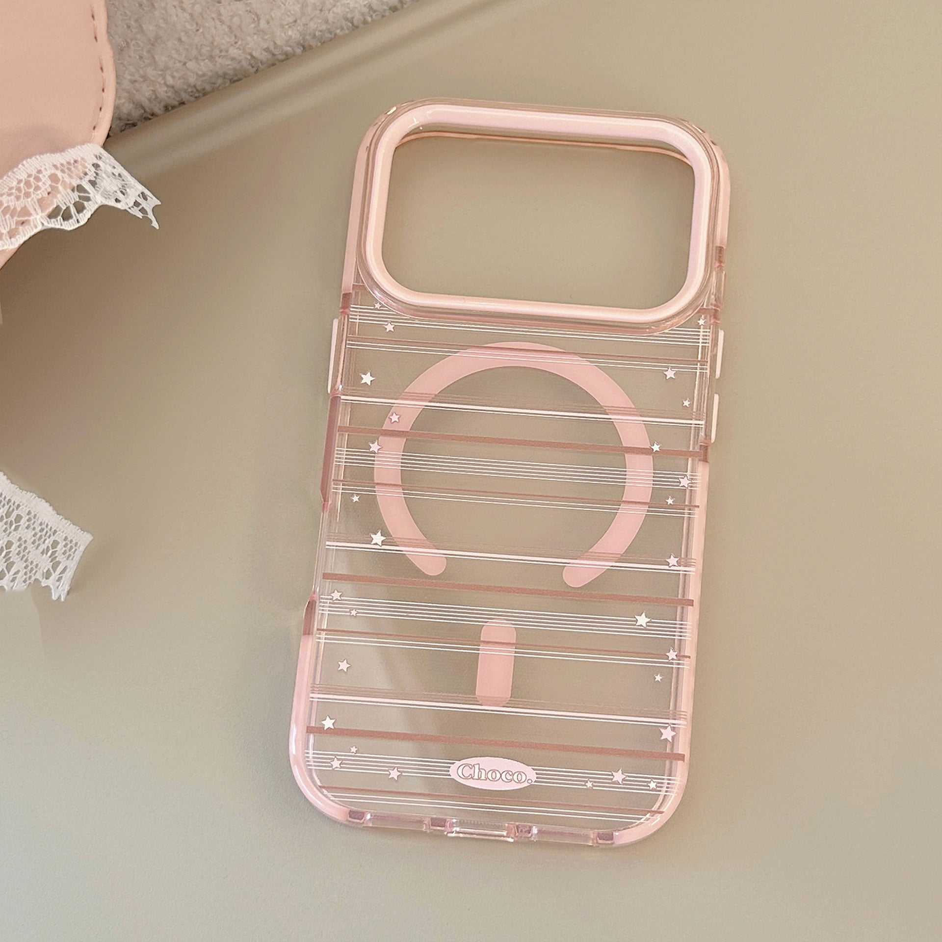 Pink-brown Strip