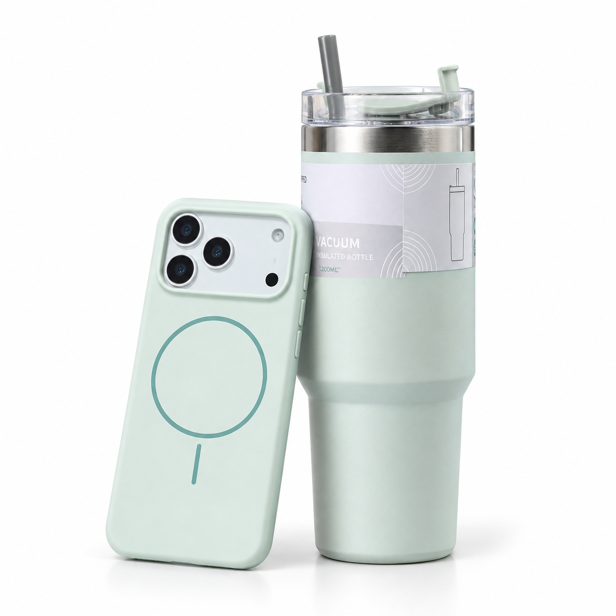 Mint Green Case + 20oz Tumbler Set