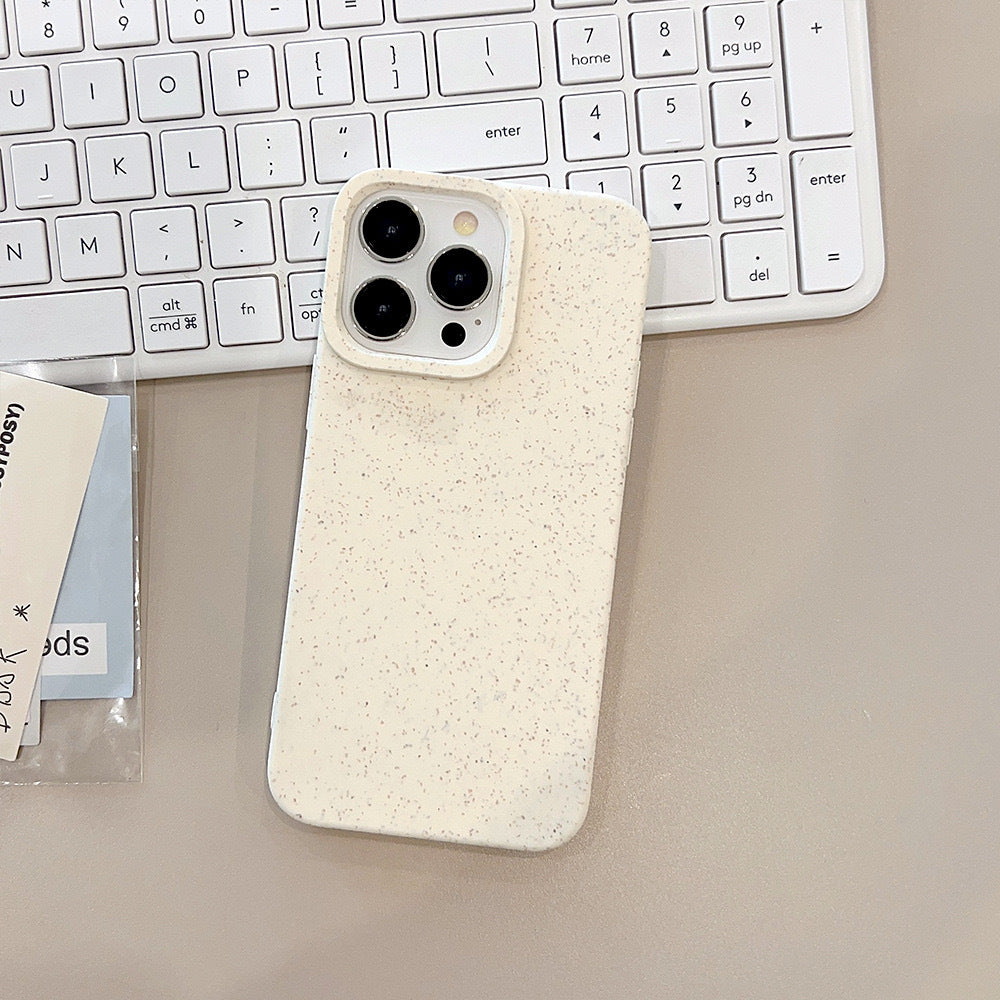 Coque de téléphone portable biodégradable couleur unie tout compris