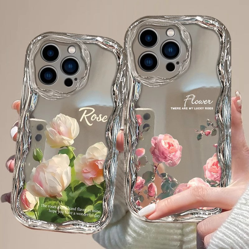 Funda de Teléfono con Diseño de Rosa