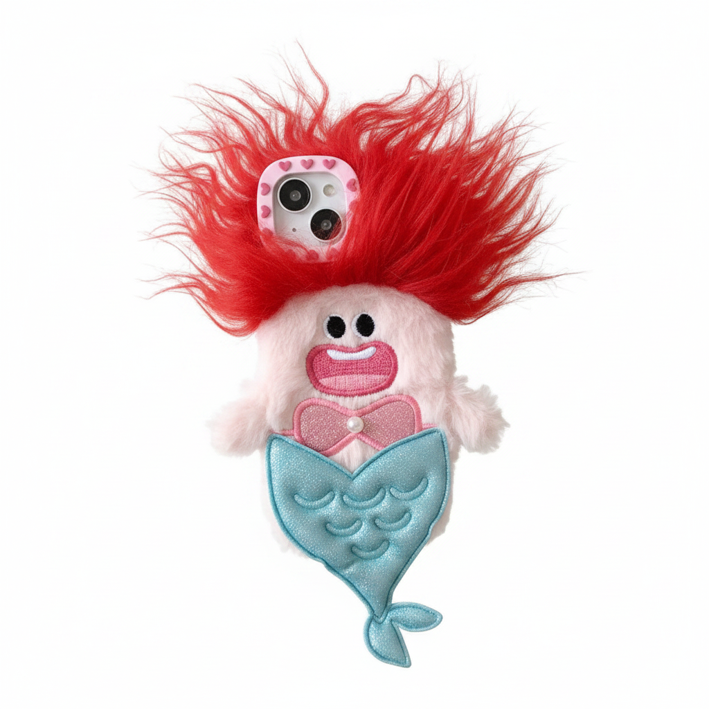 Puffed-Up Mermaid Phone Case