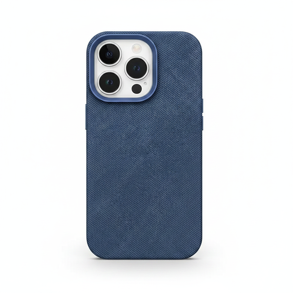 Leather Flannel Phone Case