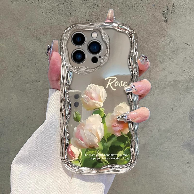 Funda de Teléfono con Diseño de Rosa