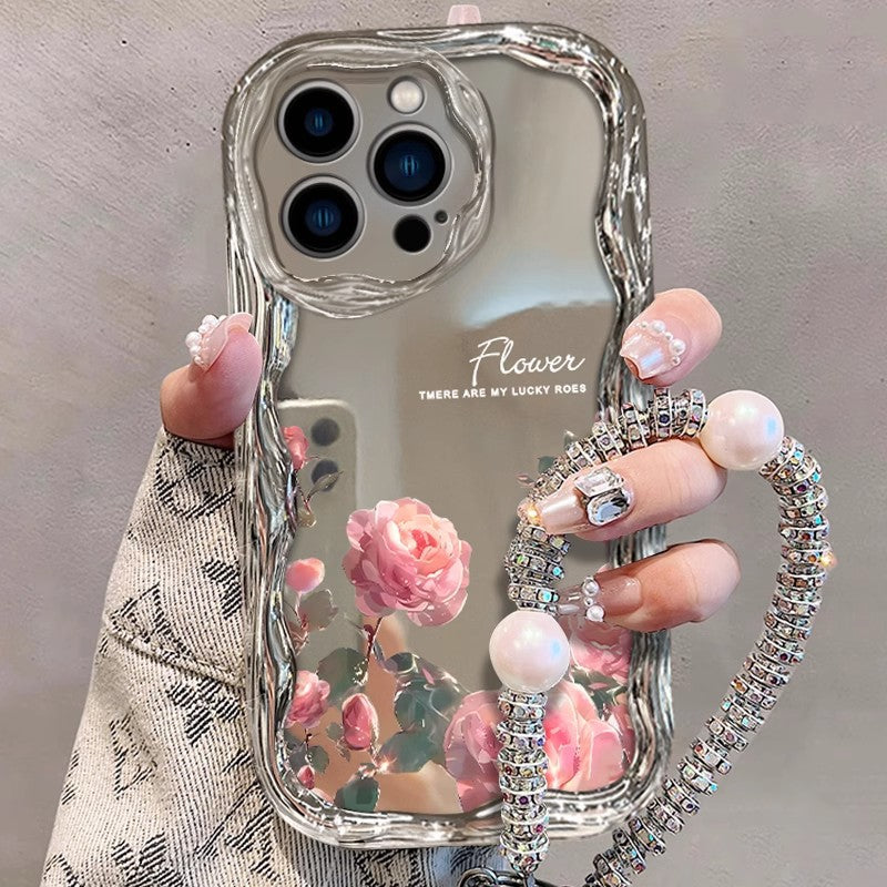 Funda de Teléfono con Diseño de Rosa
