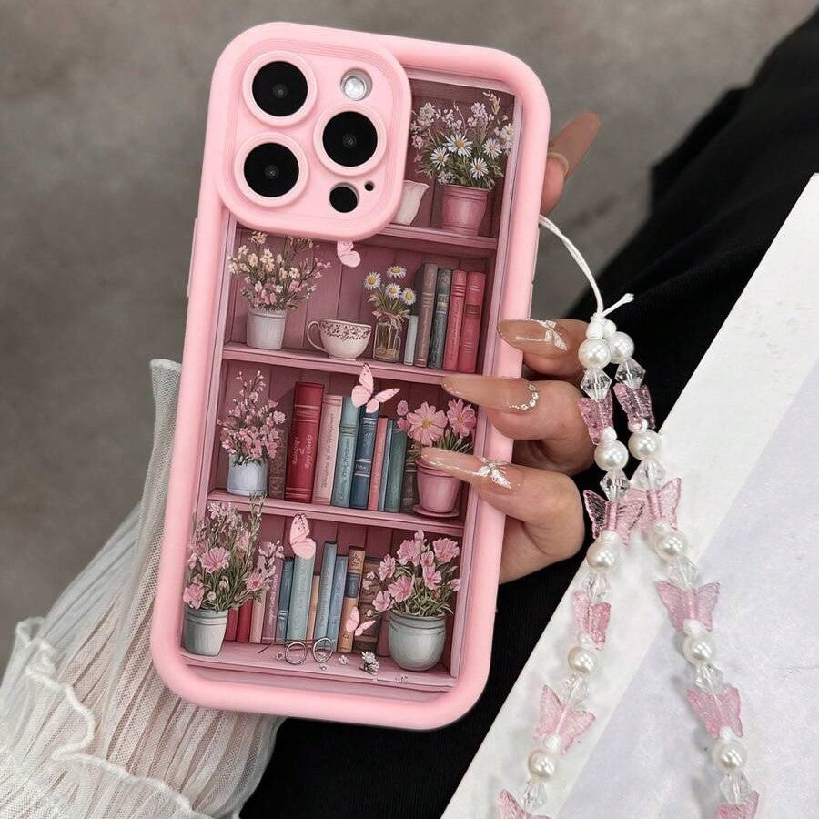Funda de Teléfono Retro Antigolpes con Forma de Estantería