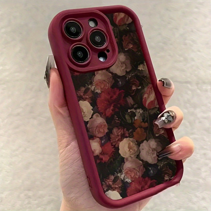Coque de téléphone souple Rose Bambou Échelle Plein Écran