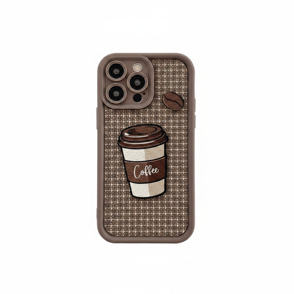 Plaid Coffee Phone Case